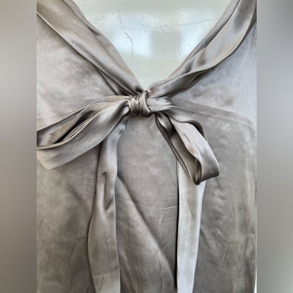 Day Birger Et Mikkelsen gray hand embelished silk blouse- Beautiful! - Picture 13 of 15